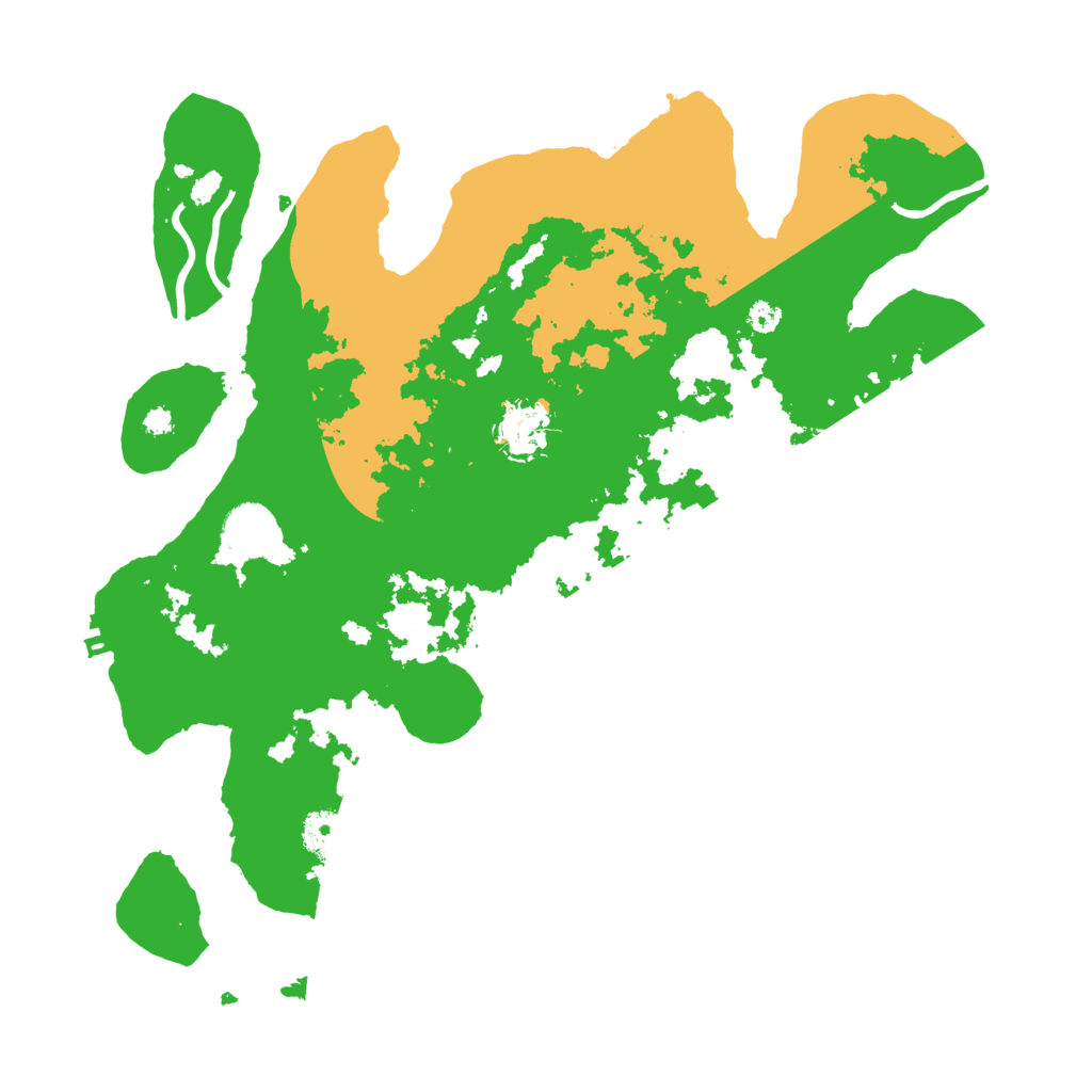 Biome Rust Map: Procedural Map, Size: 3500, Seed: 430061802