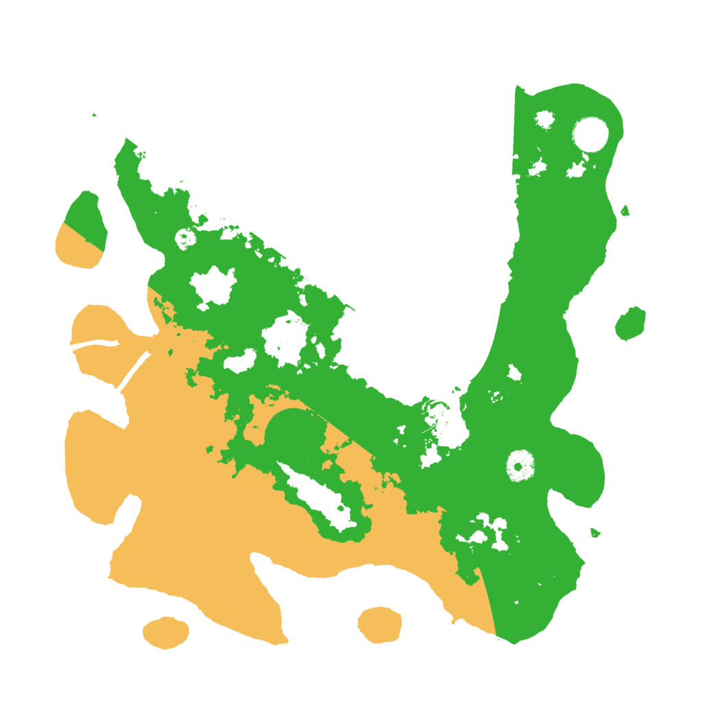 Biome Rust Map: Procedural Map, Size: 3500, Seed: 321451