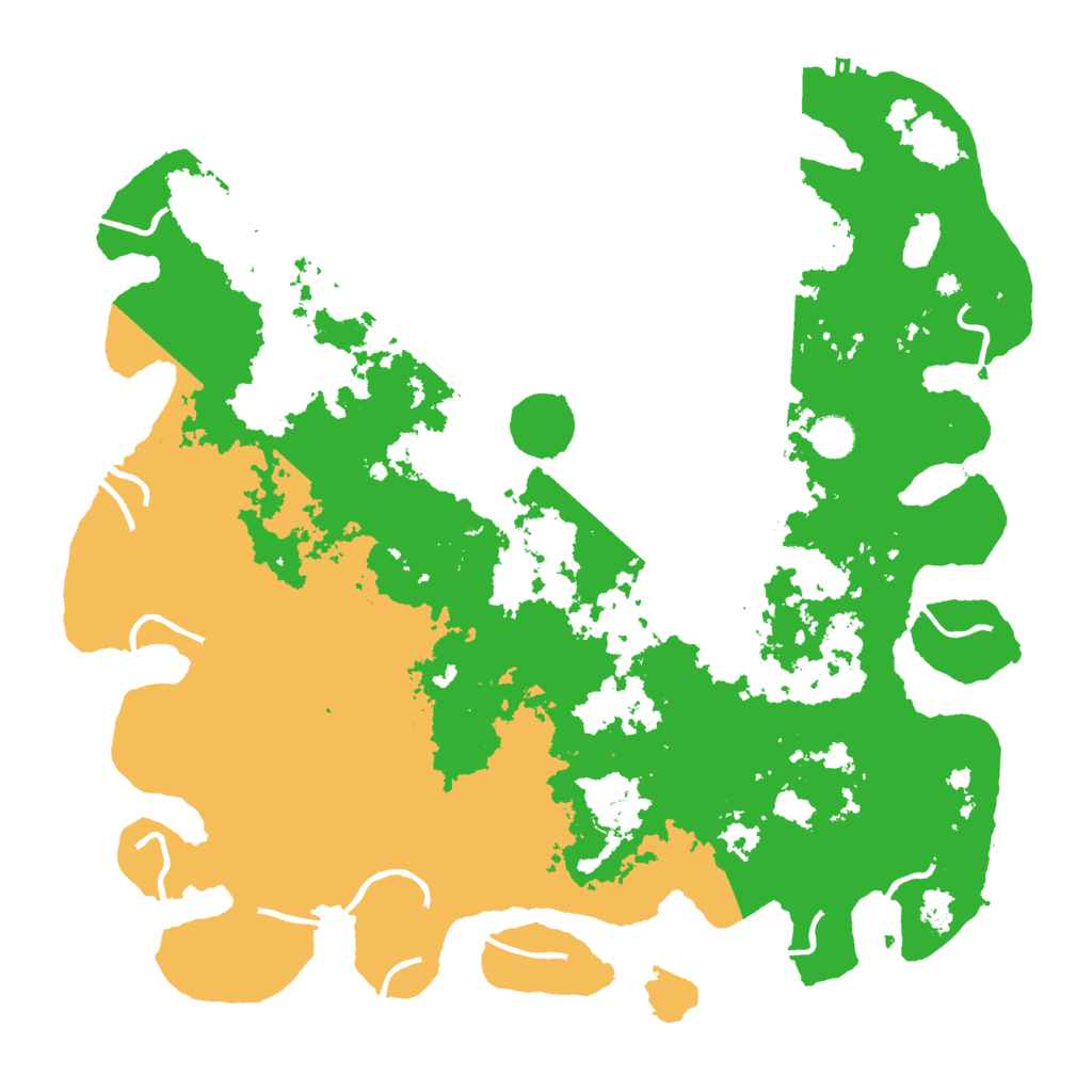 Biome Rust Map: Procedural Map, Size: 4500, Seed: 3414