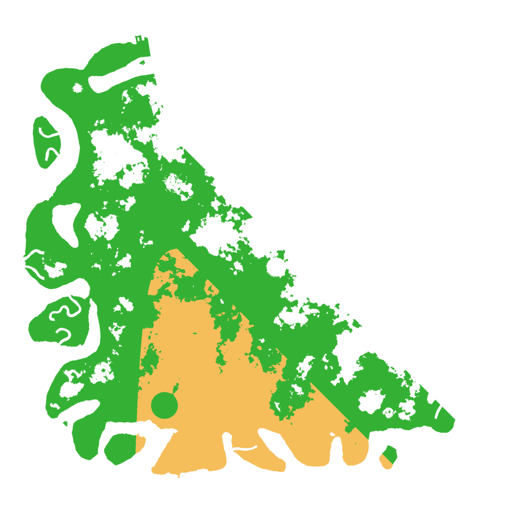 Biome Rust Map: Procedural Map, Size: 5000, Seed: 192165967