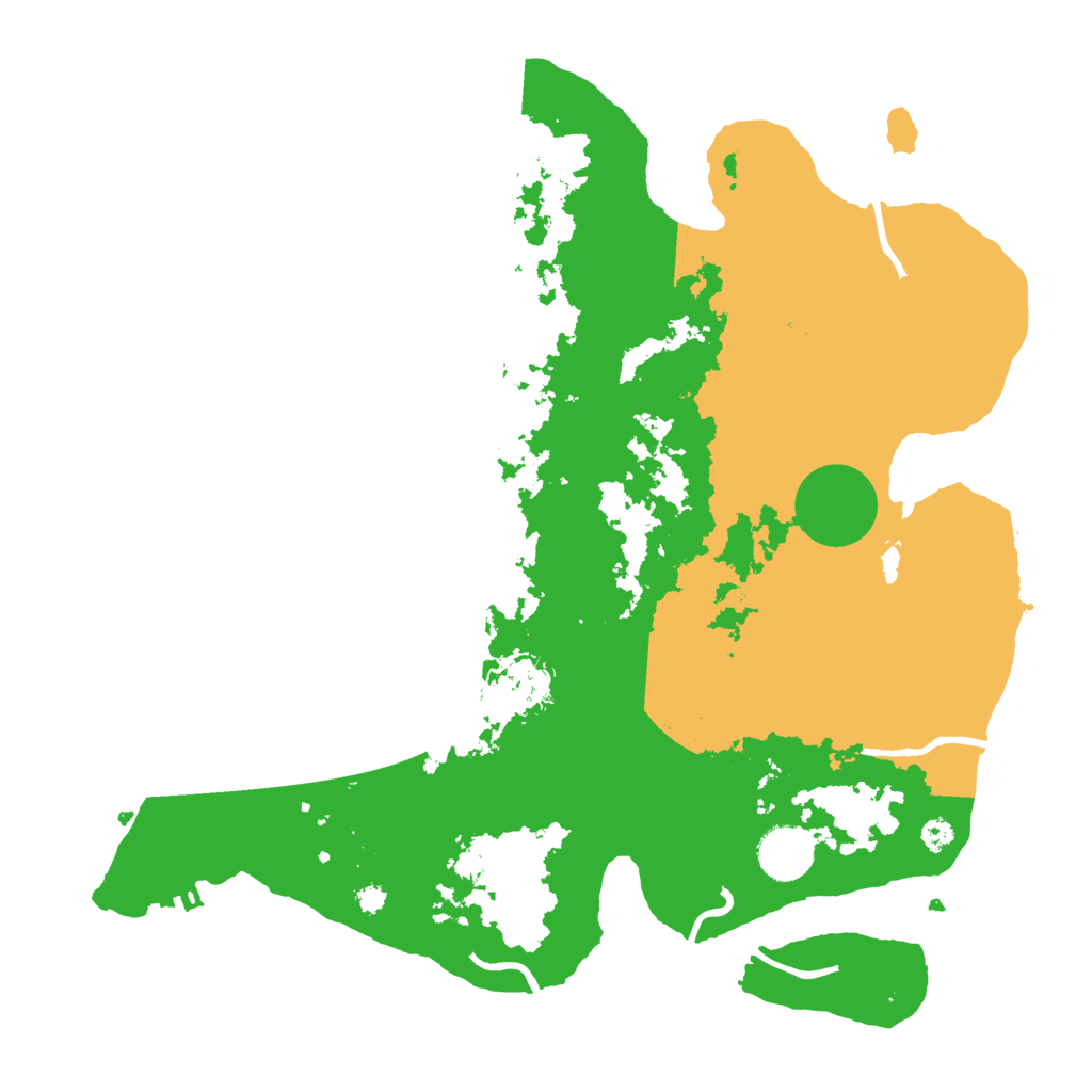 Biome Rust Map: Procedural Map, Size: 3500, Seed: 789861420