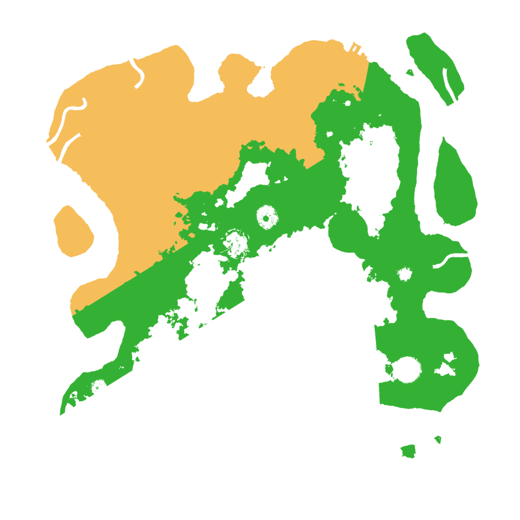 Biome Rust Map: Procedural Map, Size: 3500, Seed: 32304