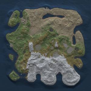 Thumbnail Rust Map: Procedural Map, Size: 3600, Seed: 29764255, 18 Monuments