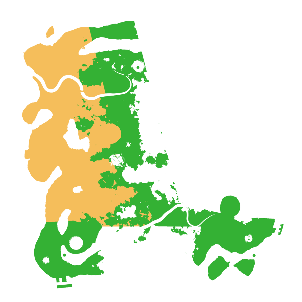 Biome Rust Map: Procedural Map, Size: 4000, Seed: 1755266985