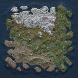 Thumbnail Rust Map: Procedural Map, Size: 4500, Seed: 1990289739, 19 Monuments