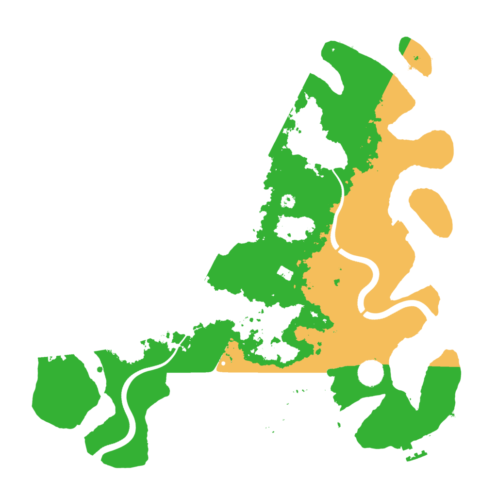 Biome Rust Map: Procedural Map, Size: 3500, Seed: 2030900