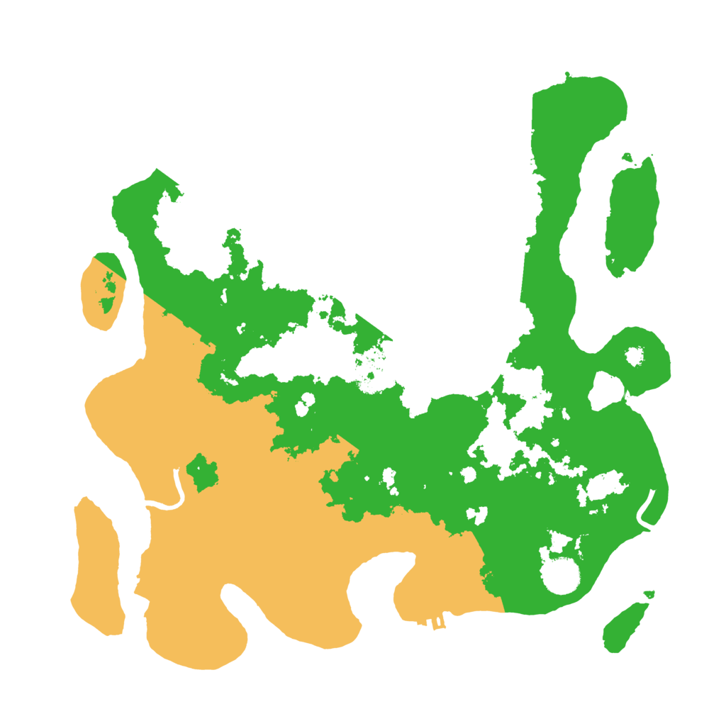 Biome Rust Map: Procedural Map, Size: 3500, Seed: 1727675338