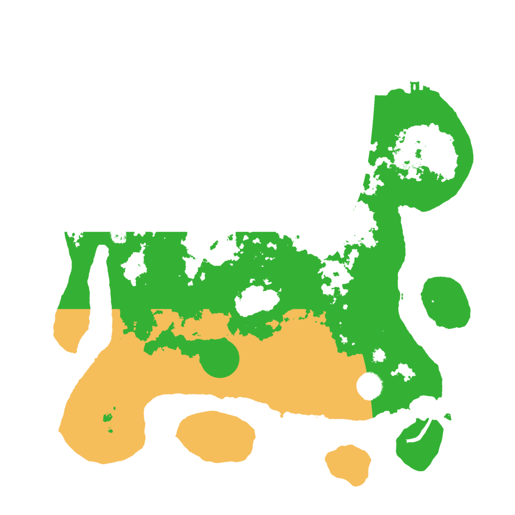 Biome Rust Map: Procedural Map, Size: 3500, Seed: 1572917263