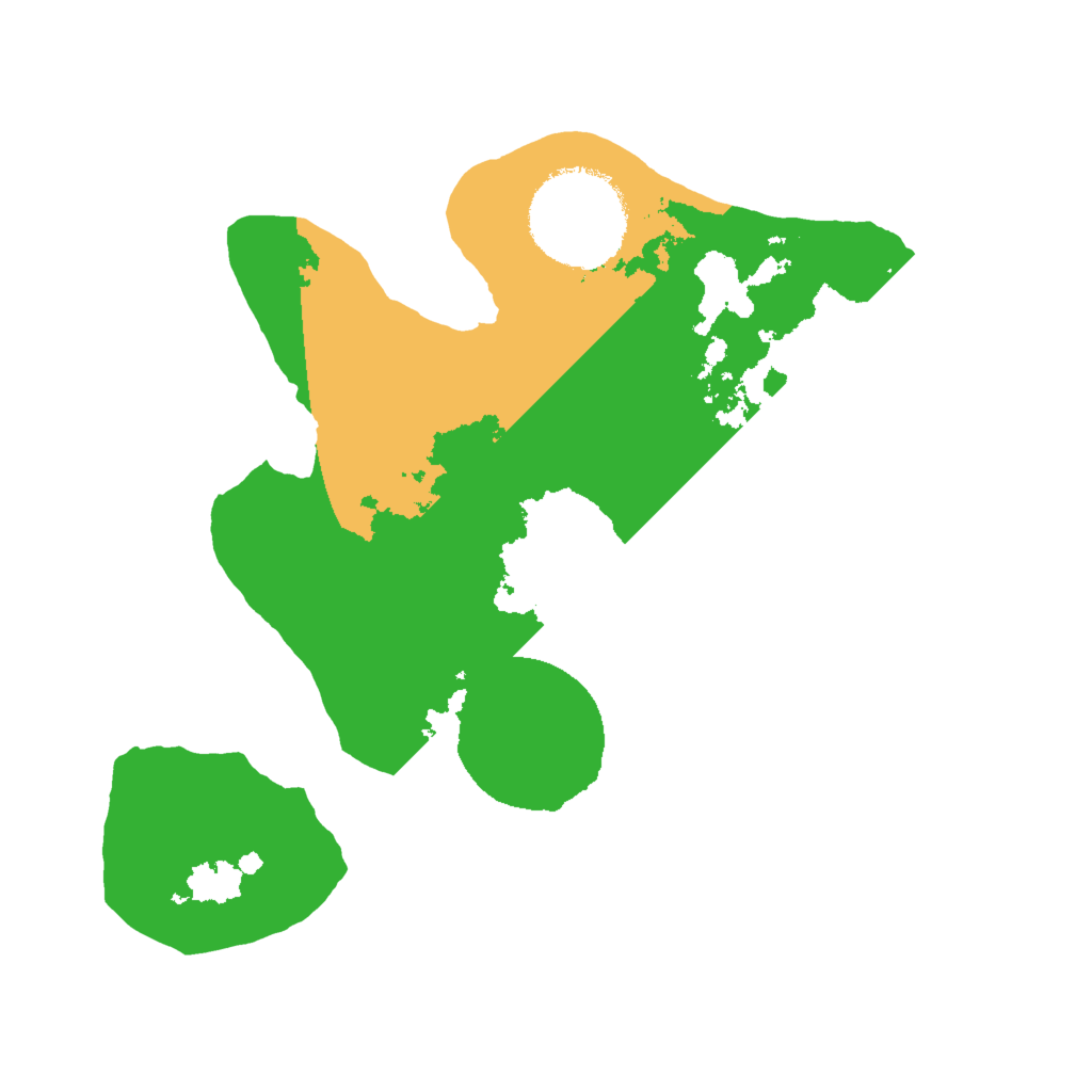 Biome Rust Map: Barren, Size: 2000, Seed: 9876