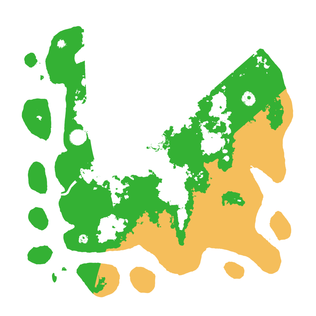 Biome Rust Map: Procedural Map, Size: 3500, Seed: 385735582