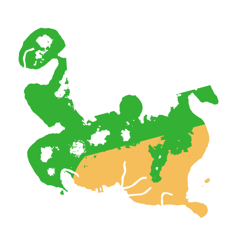 Biome Rust Map: Procedural Map, Size: 2800, Seed: 4500