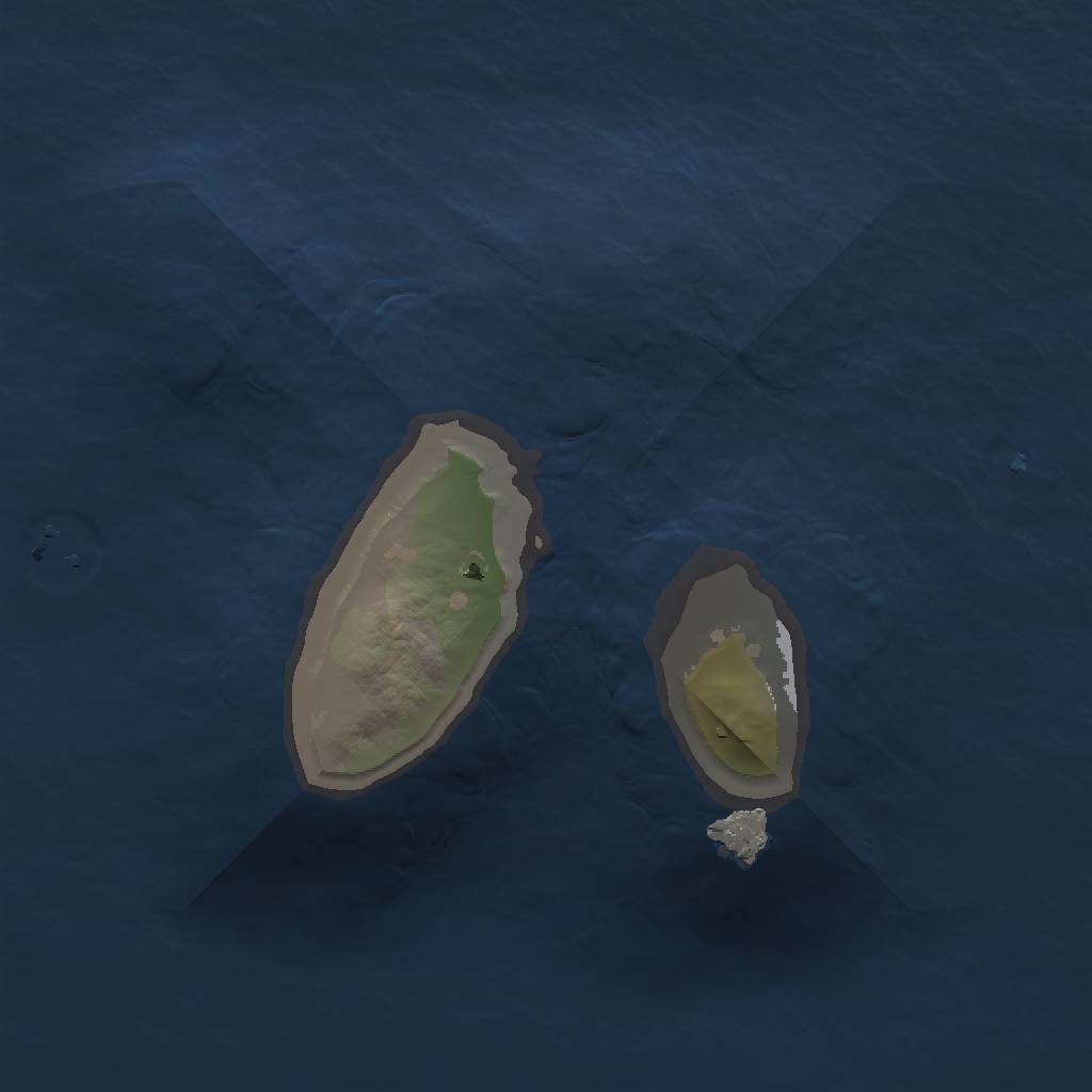 Rust Map: Procedural Map, Size: 1000, Seed: 6856, 3 Monuments