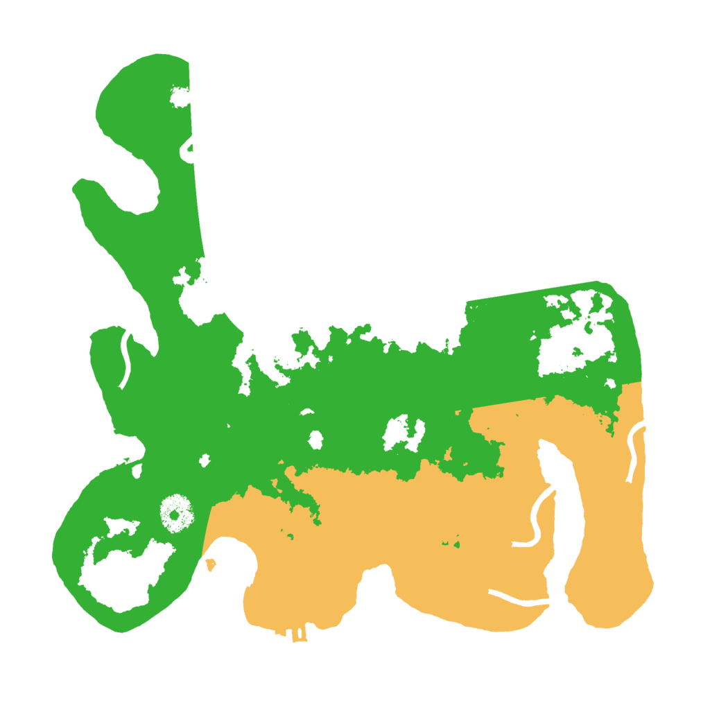 Biome Rust Map: Procedural Map, Size: 3000, Seed: 109368075