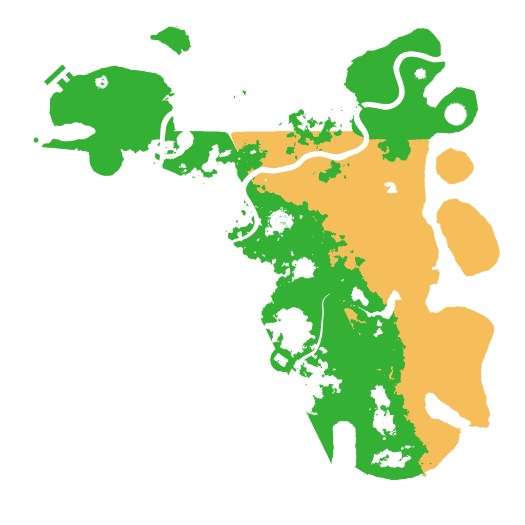 Biome Rust Map: Procedural Map, Size: 4200, Seed: 454454