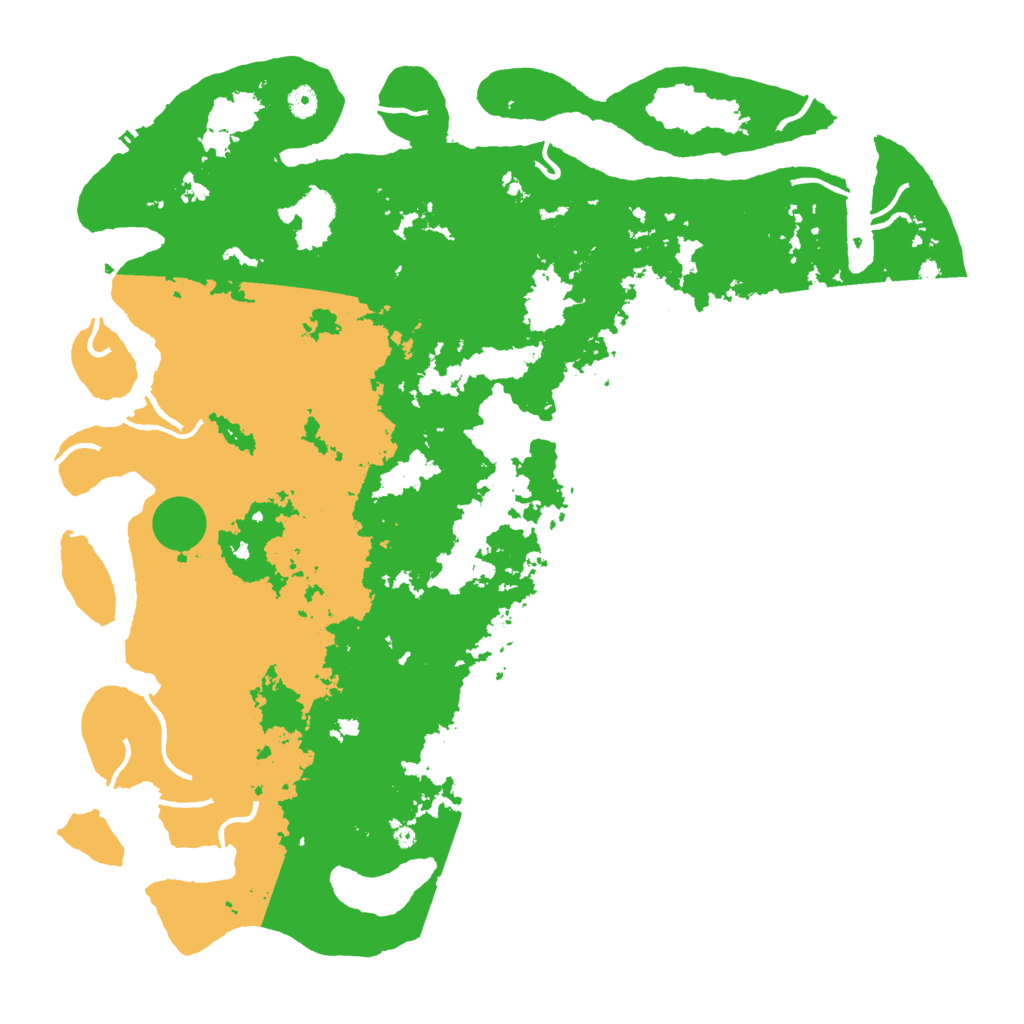 Biome Rust Map: Procedural Map, Size: 5000, Seed: 4206969