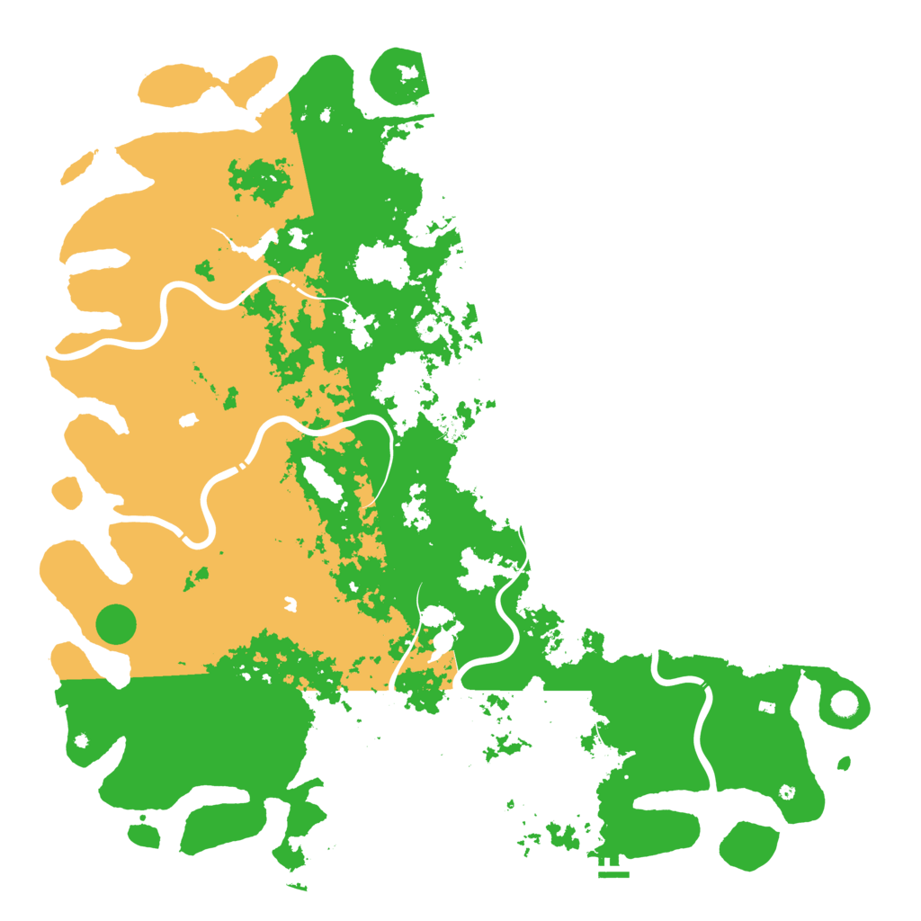 Biome Rust Map: Procedural Map, Size: 6000, Seed: 8790234
