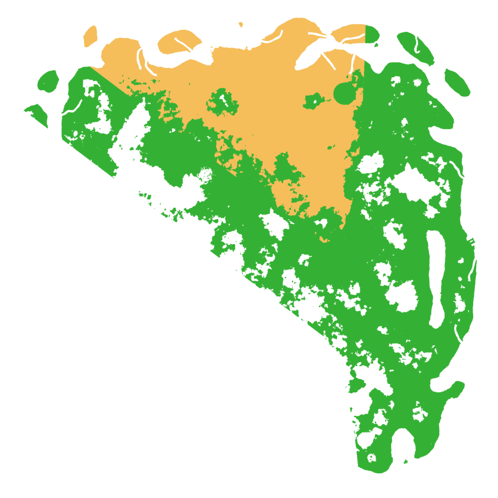 Biome Rust Map: Procedural Map, Size: 6000, Seed: 2147473646