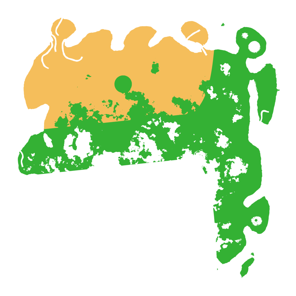 Biome Rust Map: Procedural Map, Size: 4500, Seed: 1166000