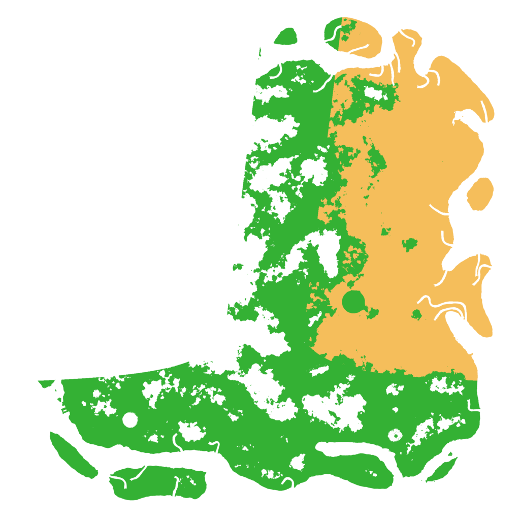 Biome Rust Map: Procedural Map, Size: 6000, Seed: 967702922