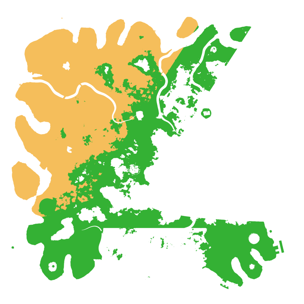 Biome Rust Map: Procedural Map, Size: 5000, Seed: 828999261
