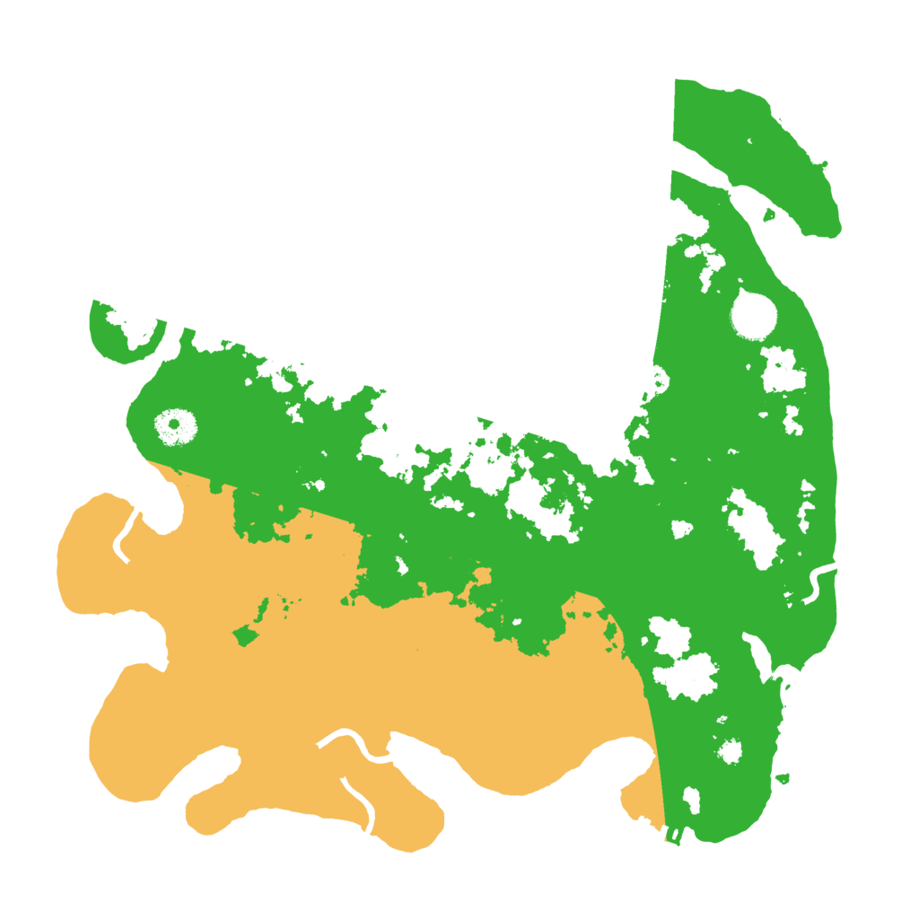 Biome Rust Map: Procedural Map, Size: 3500, Seed: 1447836982