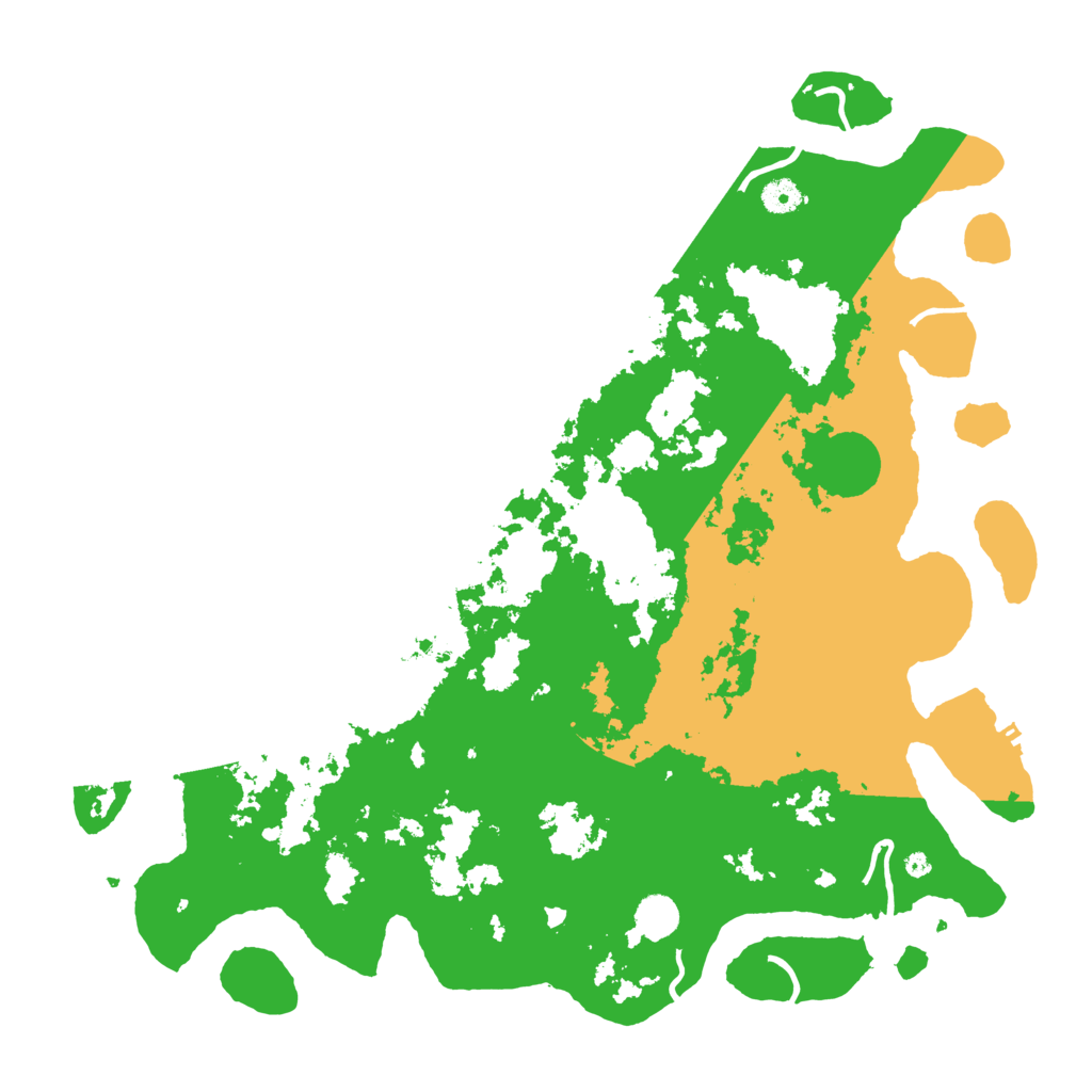 Biome Rust Map: Procedural Map, Size: 4500, Seed: 90252