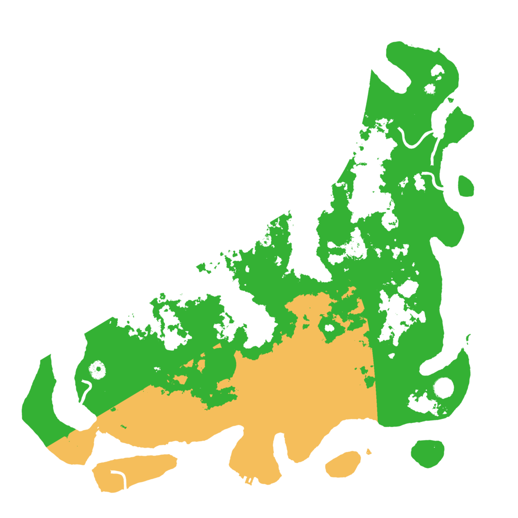 Biome Rust Map: Procedural Map, Size: 4500, Seed: 444211
