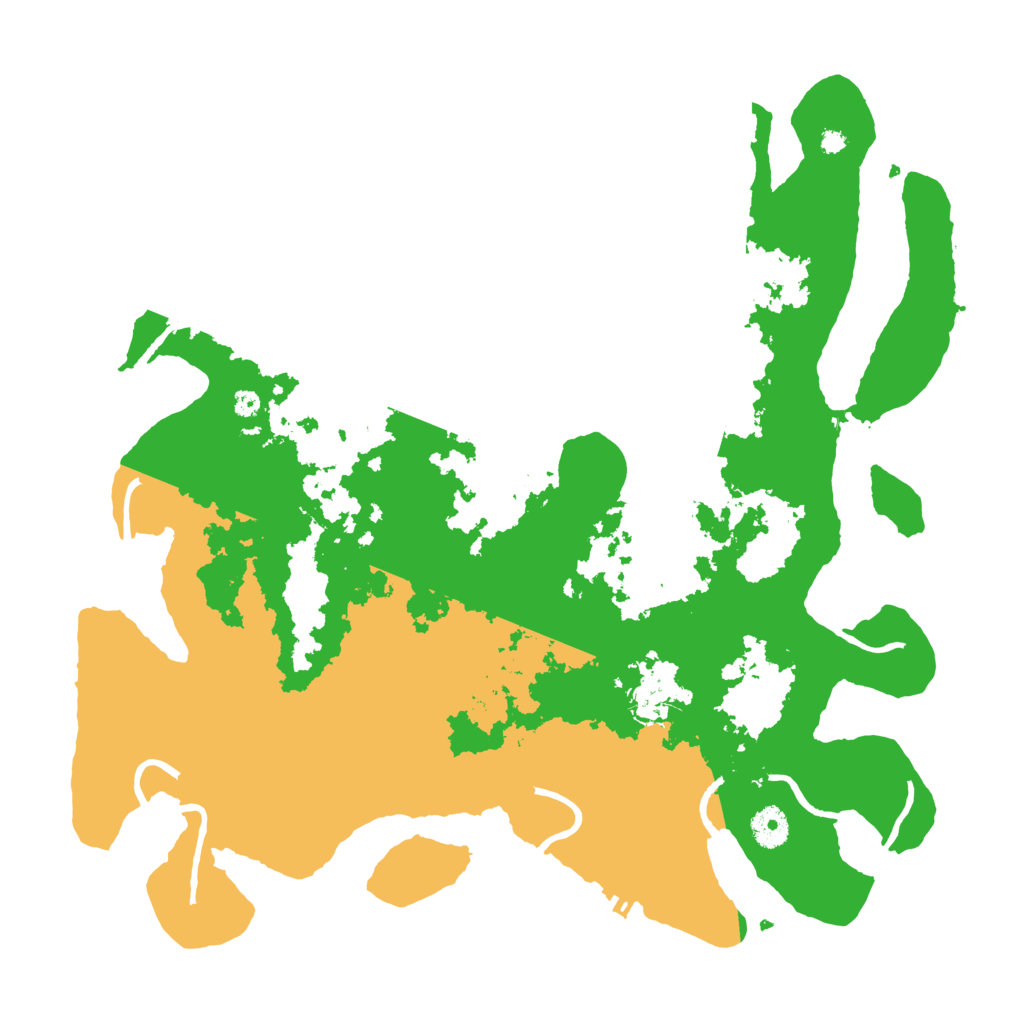 Biome Rust Map: Procedural Map, Size: 3950, Seed: 915467384