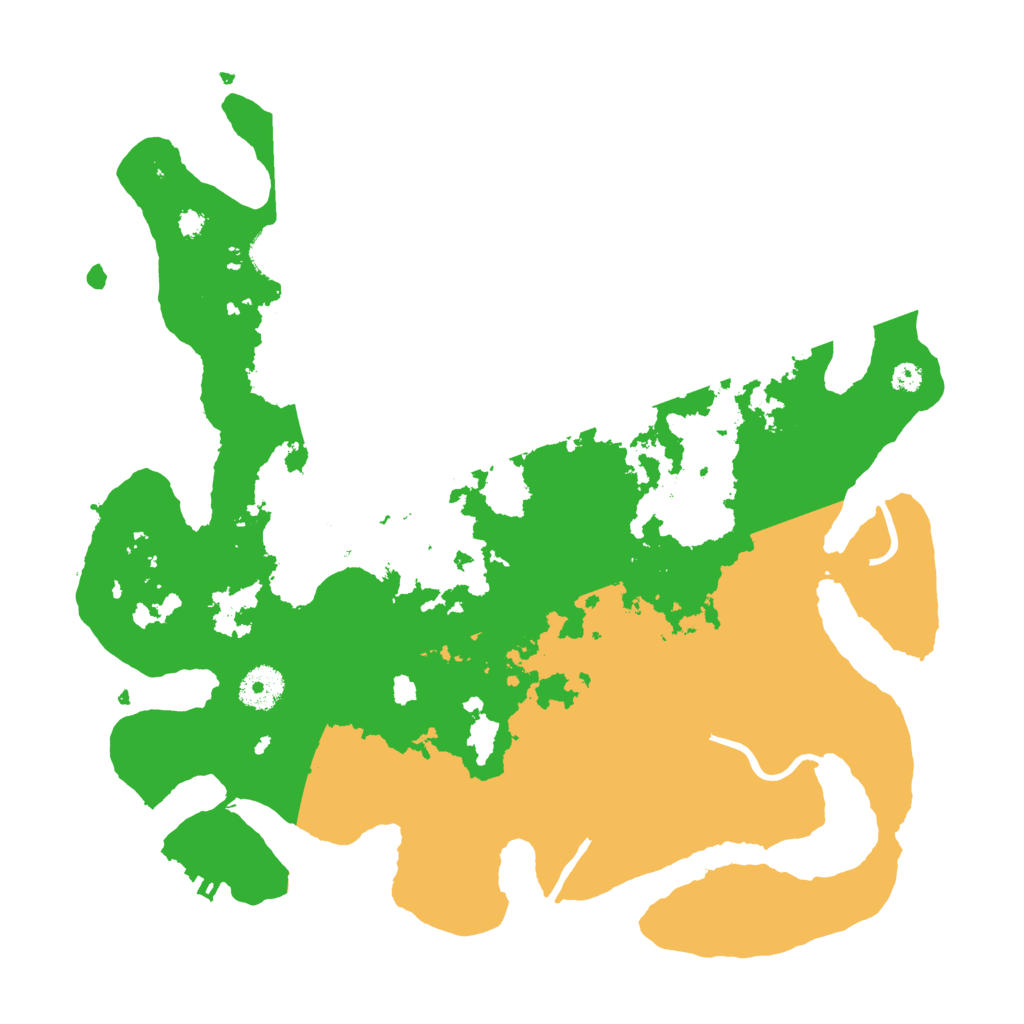 Biome Rust Map: Procedural Map, Size: 3550, Seed: 308581