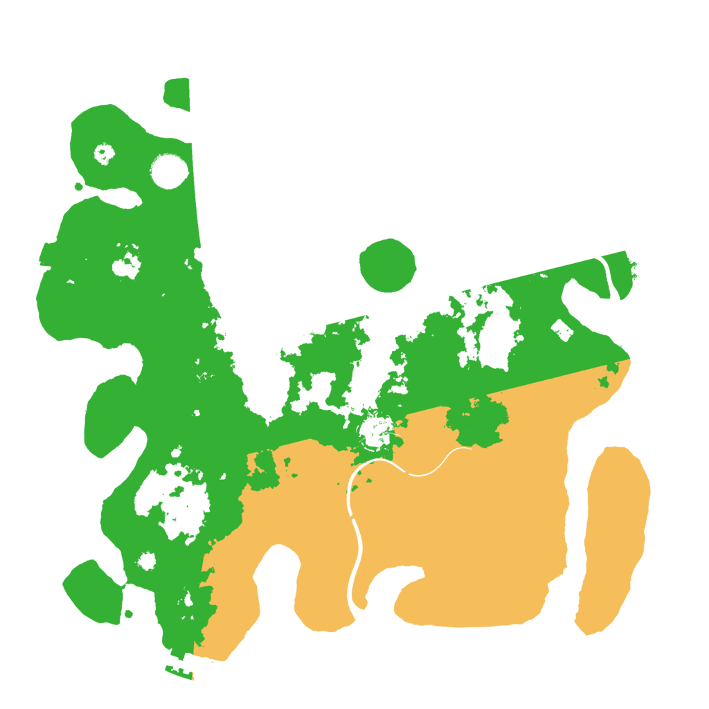 Biome Rust Map: Procedural Map, Size: 3550, Seed: 1