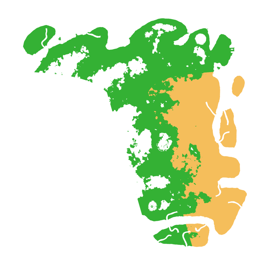Biome Rust Map: Procedural Map, Size: 4300, Seed: 236236236