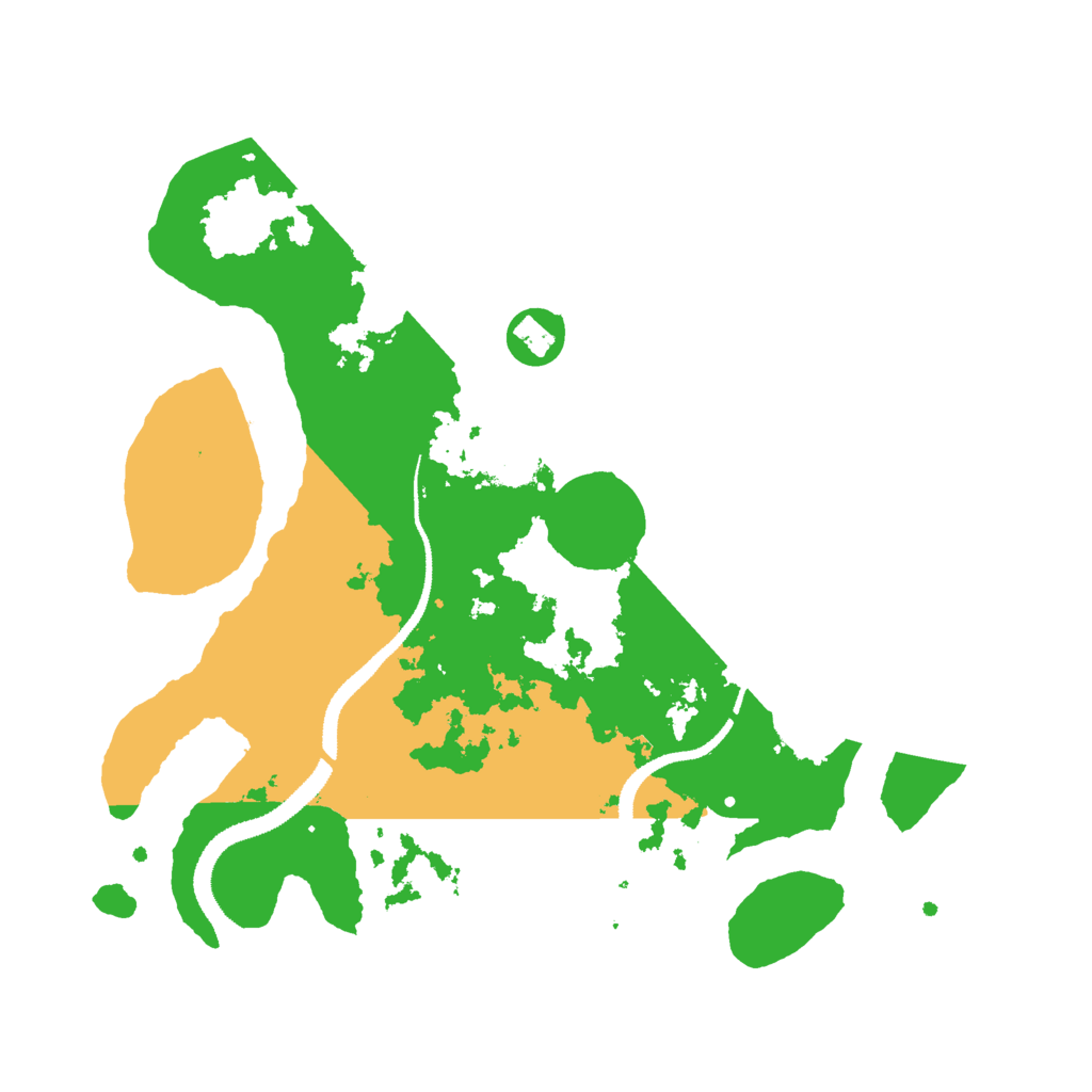 Biome Rust Map: Procedural Map, Size: 3000, Seed: 3456