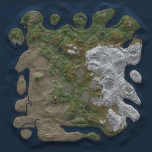 Thumbnail Rust Map: Procedural Map, Size: 4000, Seed: 356, 19 Monuments