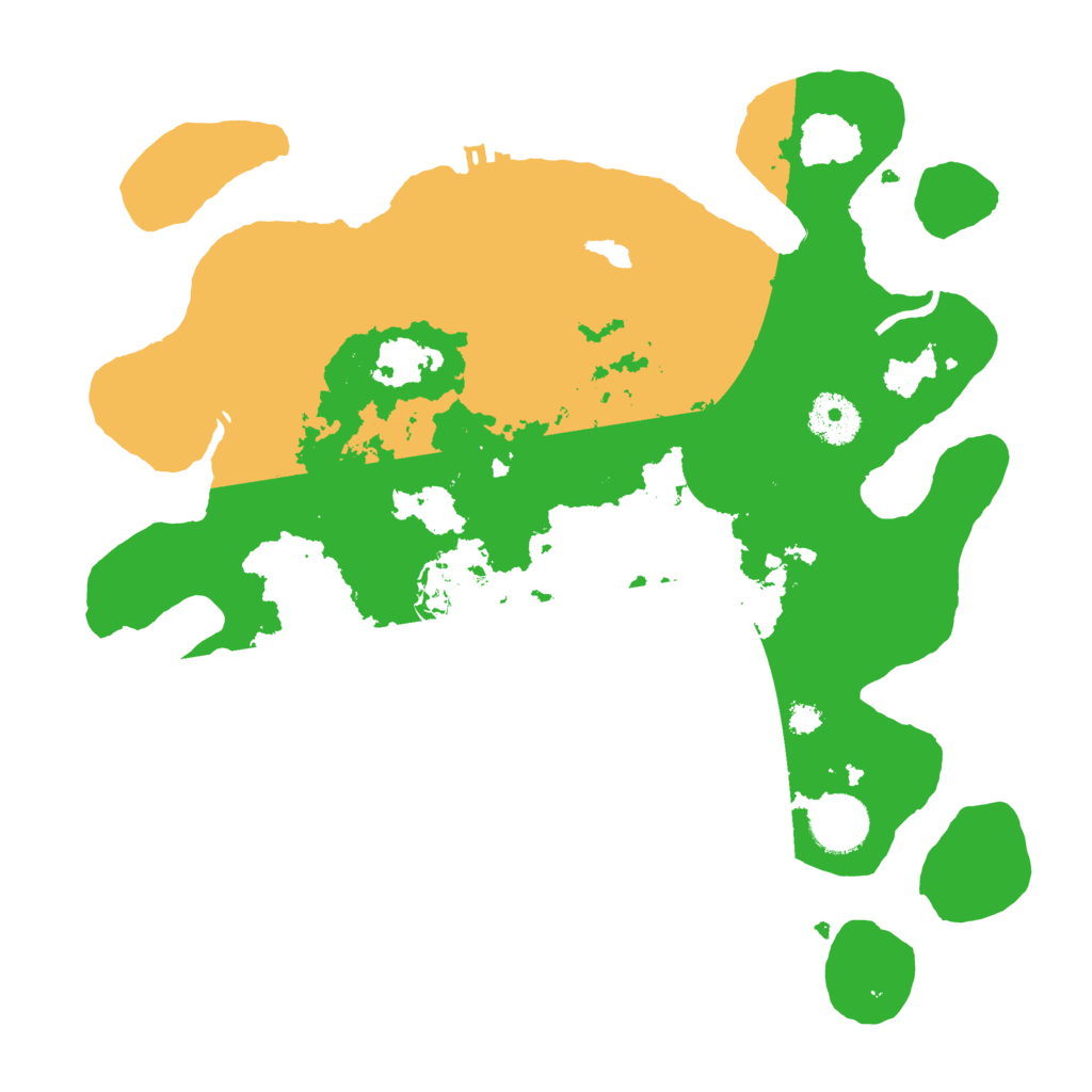 Biome Rust Map: Procedural Map, Size: 3250, Seed: 3327007