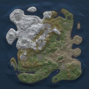 Thumbnail Rust Map: Procedural Map, Size: 3500, Seed: 1078111516, 19 Monuments