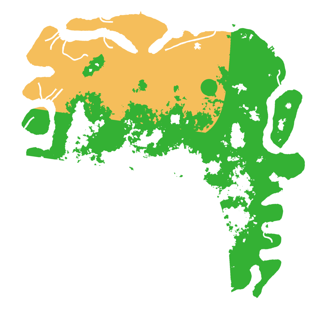 Biome Rust Map: Procedural Map, Size: 5000, Seed: 37