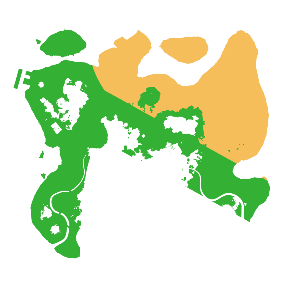 Biome Rust Map: Procedural Map, Size: 3000, Seed: 51344