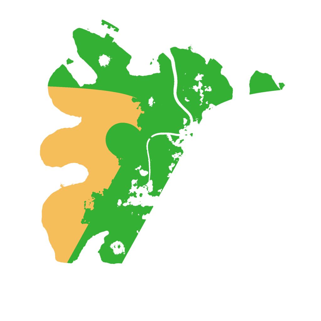 Biome Rust Map: Procedural Map, Size: 2500, Seed: 5050350