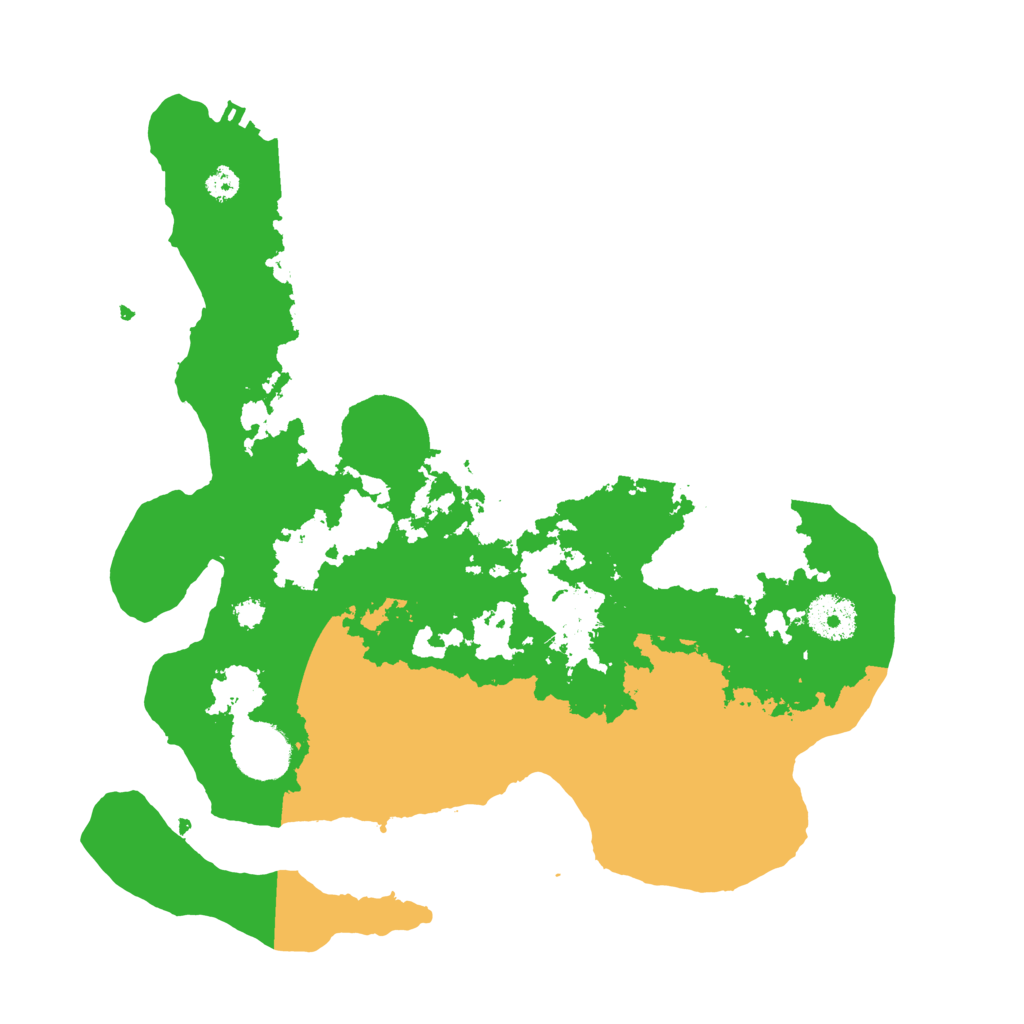 Biome Rust Map: Procedural Map, Size: 3250, Seed: 3934878
