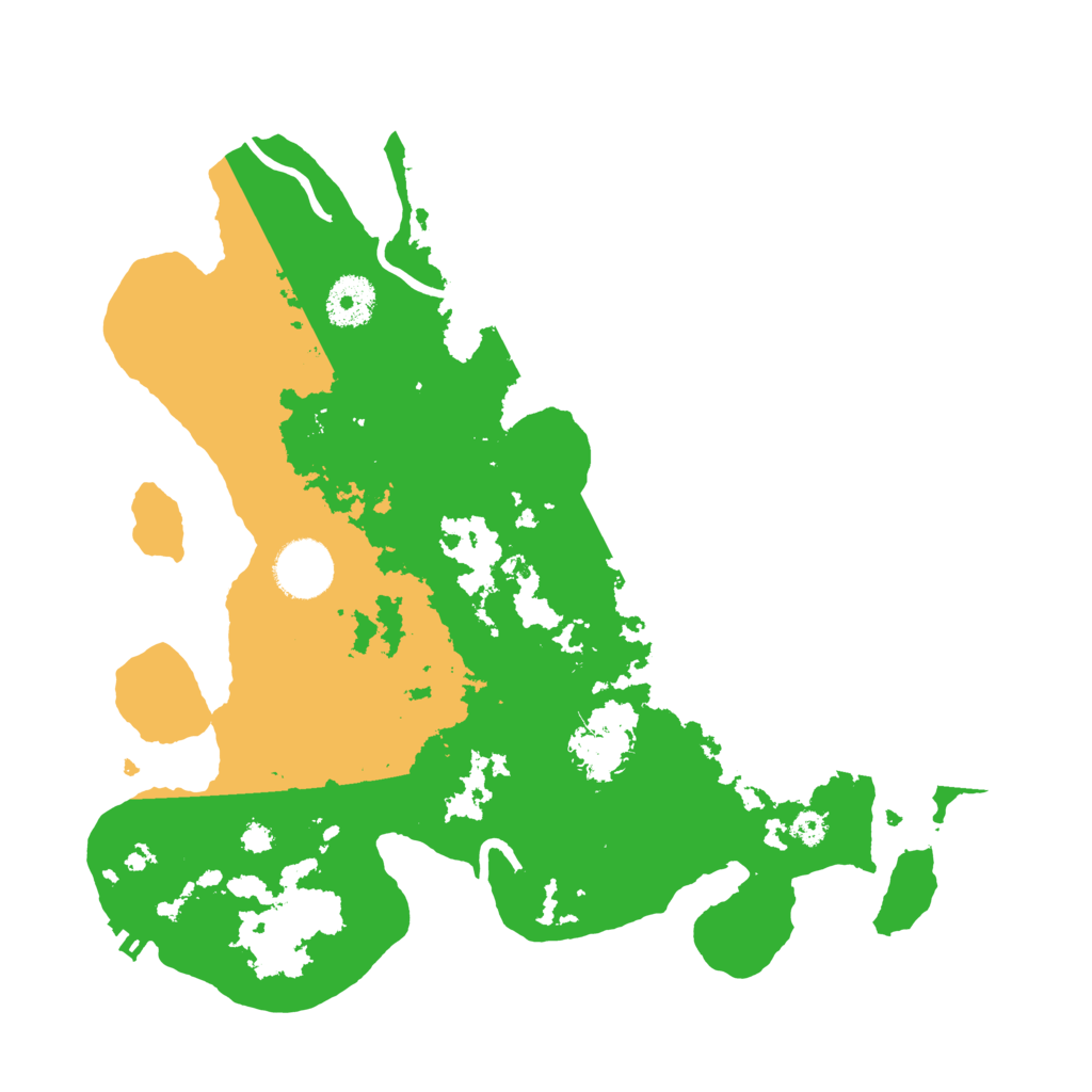 Biome Rust Map: Procedural Map, Size: 3250, Seed: 2870733