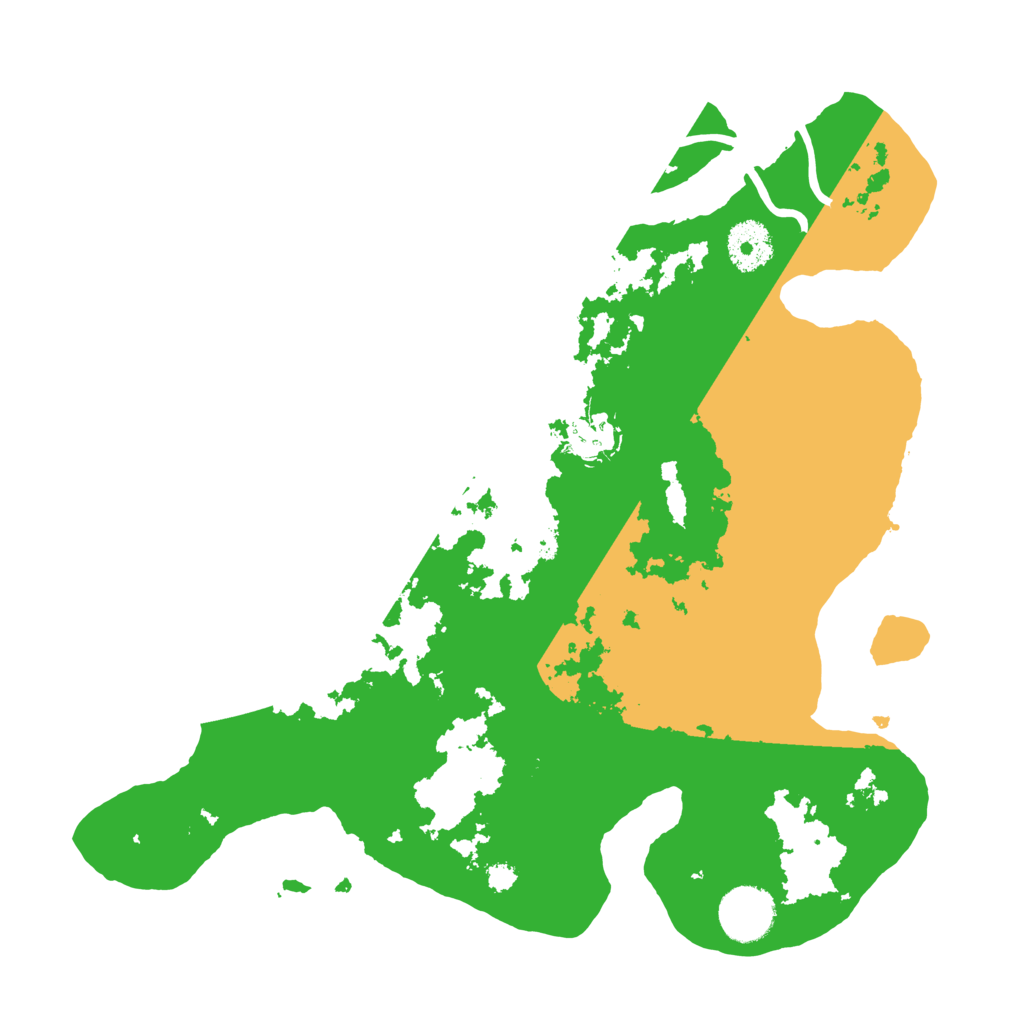 Biome Rust Map: Procedural Map, Size: 3250, Seed: 5687107