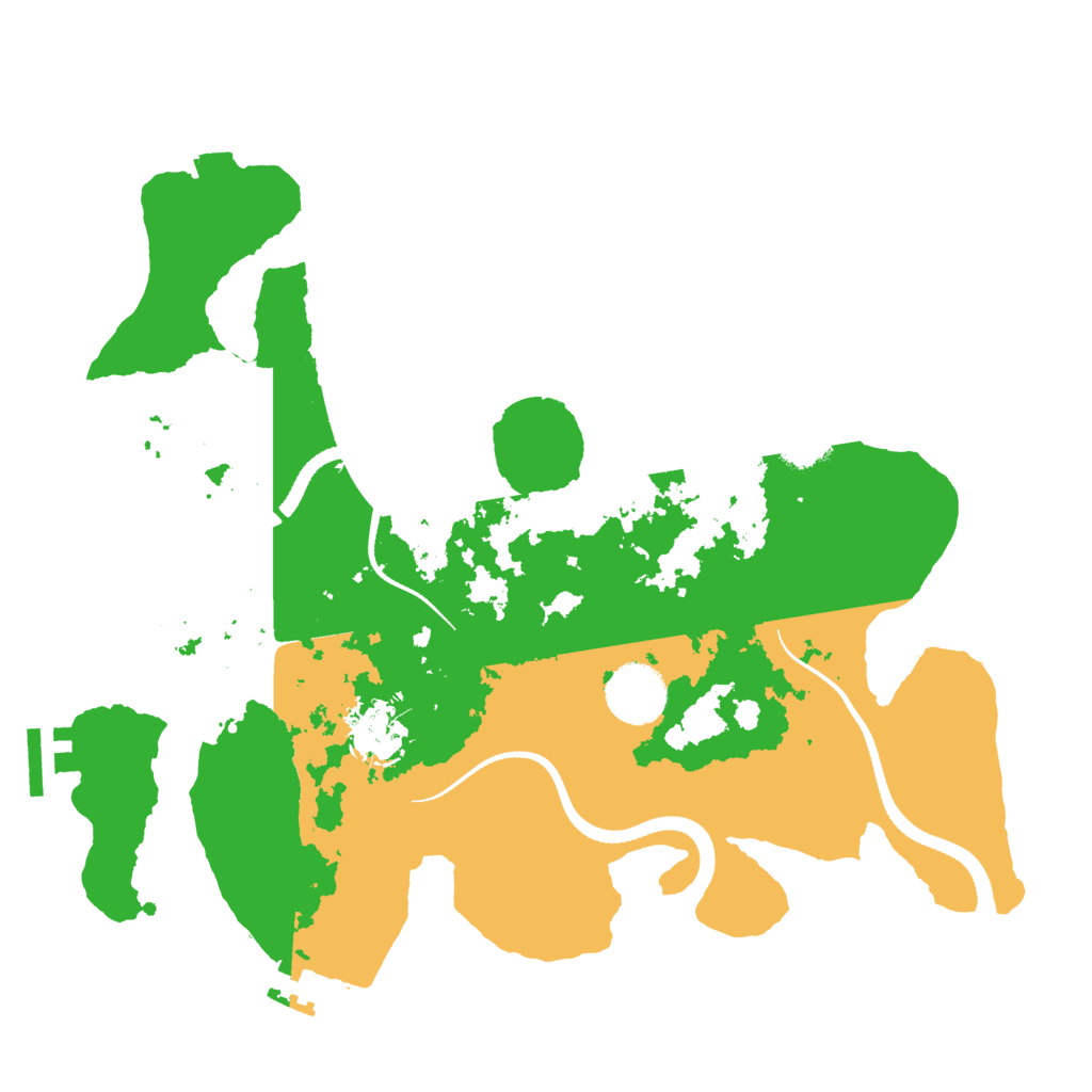 Biome Rust Map: Procedural Map, Size: 3250, Seed: 3170347