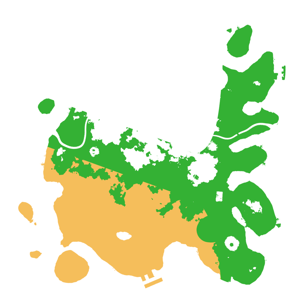 Biome Rust Map: Procedural Map, Size: 3250, Seed: 3693300
