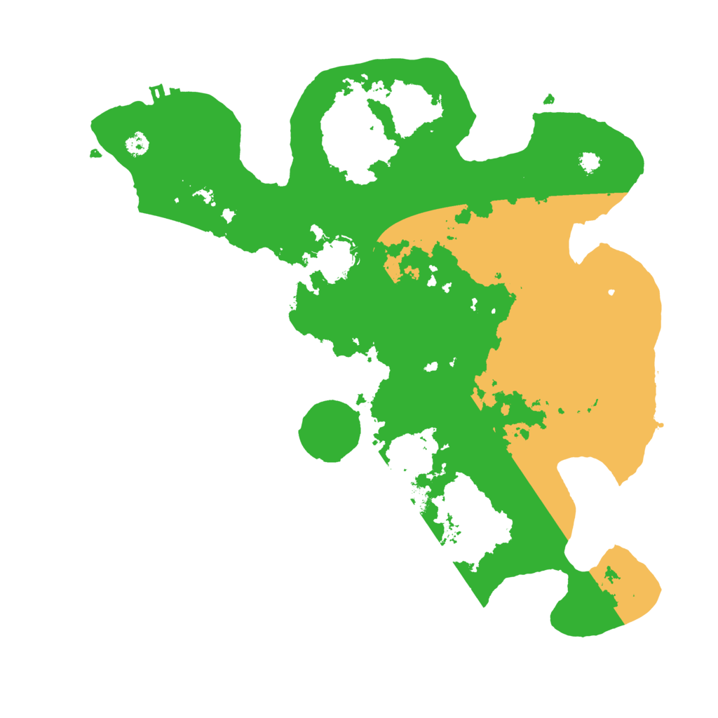 Biome Rust Map: Procedural Map, Size: 3250, Seed: 4427949