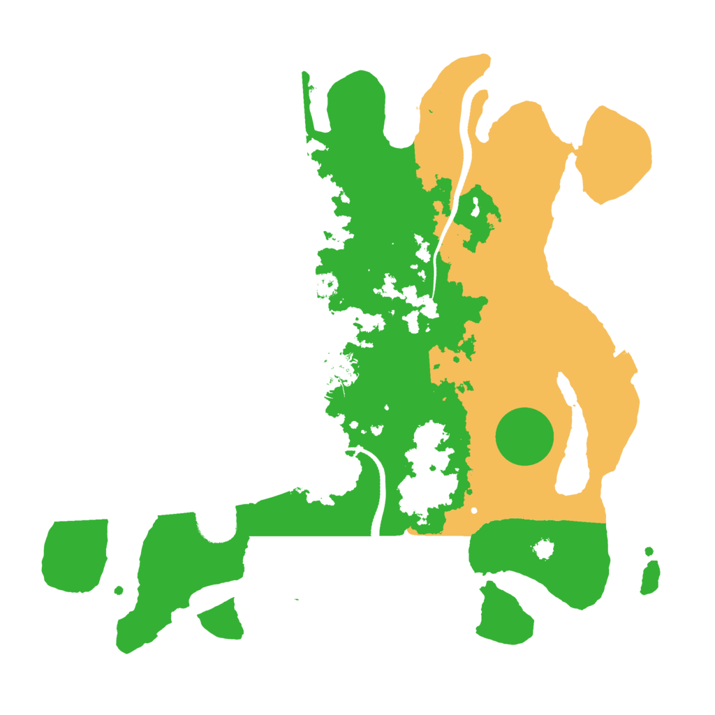 Biome Rust Map: Procedural Map, Size: 3250, Seed: 832983