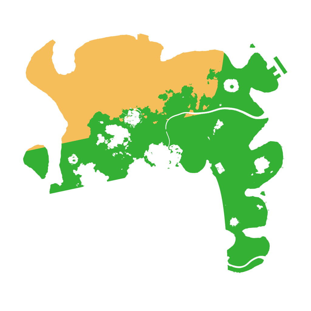 Biome Rust Map: Procedural Map, Size: 3250, Seed: 5598036