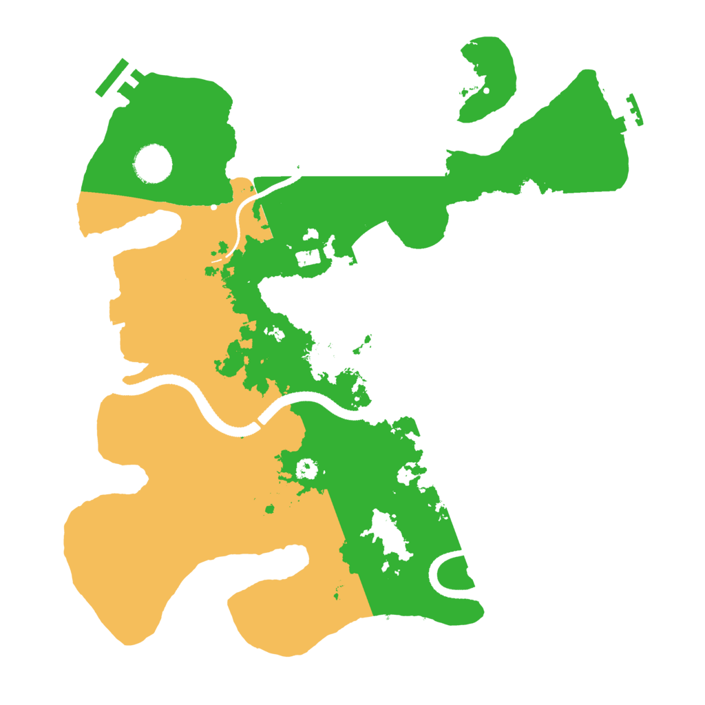 Biome Rust Map: Procedural Map, Size: 3250, Seed: 6056900