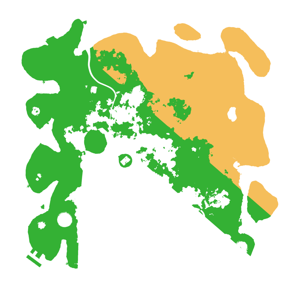 Biome Rust Map: Procedural Map, Size: 3500, Seed: 556198214