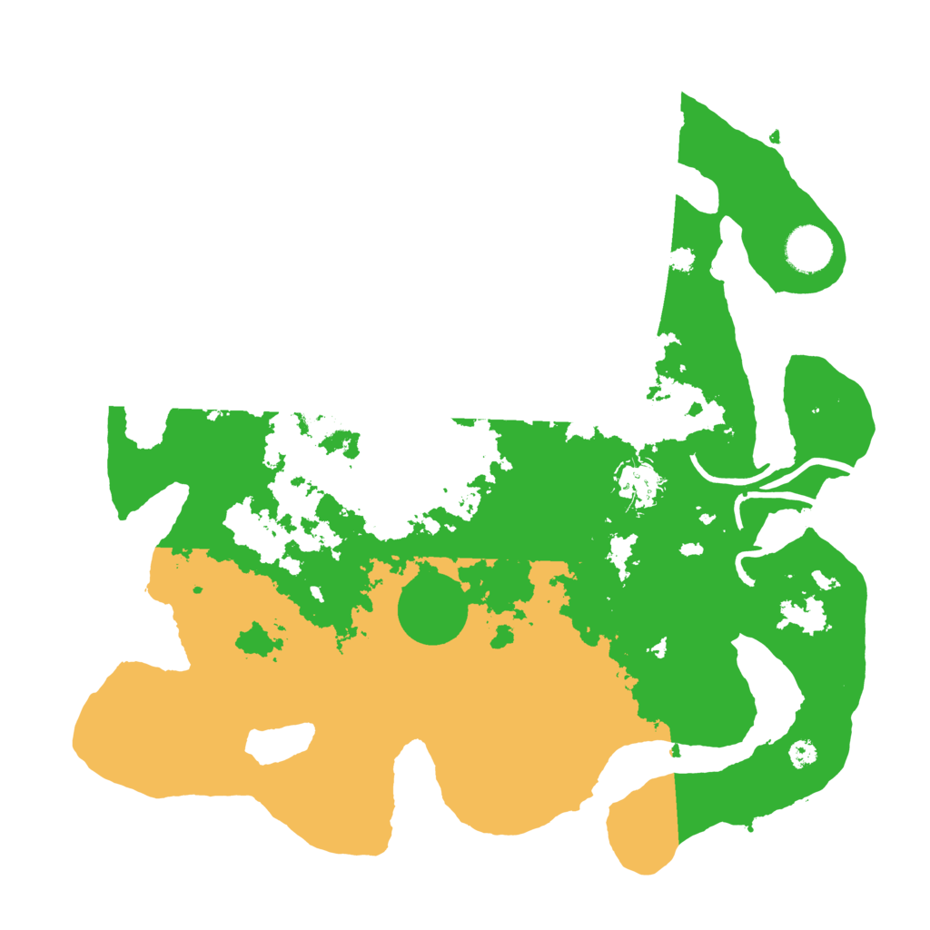 Biome Rust Map: Procedural Map, Size: 3500, Seed: 62401242