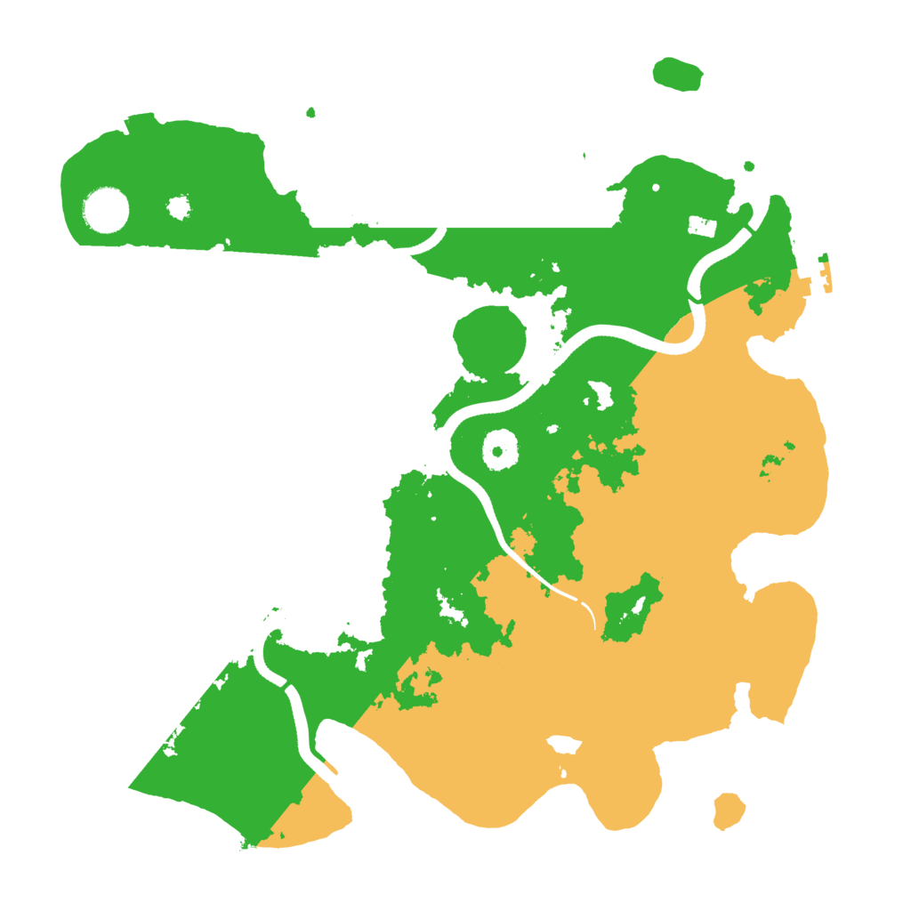 Biome Rust Map: Procedural Map, Size: 3500, Seed: 1149900566
